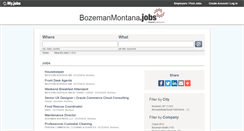 Desktop Screenshot of bozemanmontana.jobs
